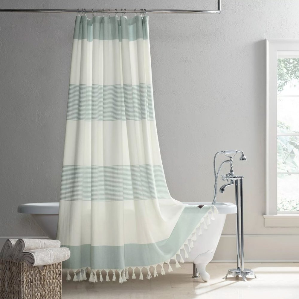 UGG Soft shower cutrain - turqoise